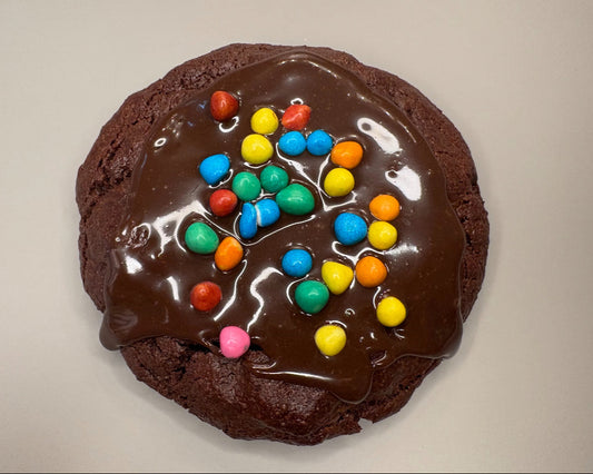 Cosmic Brownie Cookies Filled With Chocolate Fudge