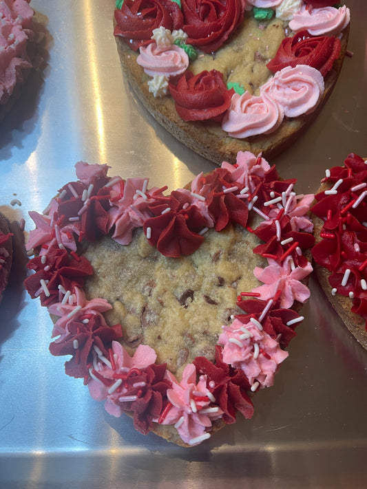 10 Inch Heart Shaped Cookie Cake!
